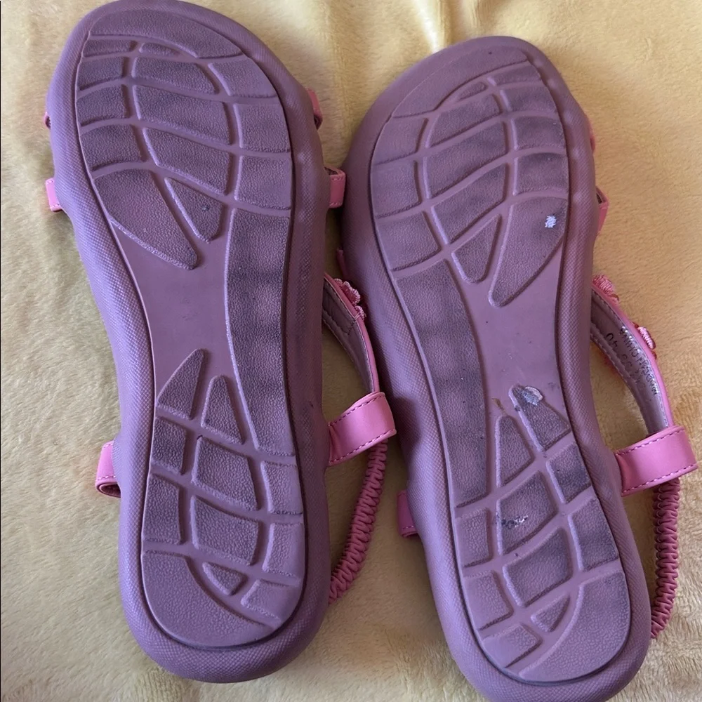Pink Floral Women's Sandals - Picture 2 of 3